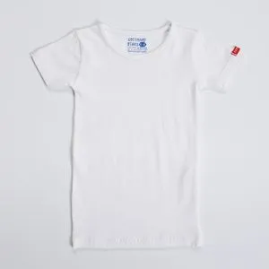 Cottonil Round Neck Plain White Short Sleeves Undershirt