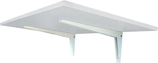 Home gallery Wall Mounted folding Drop Leaf Desk 60 x 40 cm White