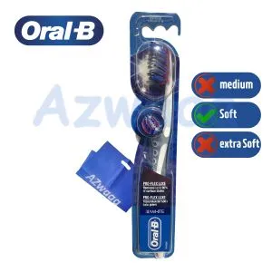 ORAL-B Toothbrush 3D WHITE Pro-flex Luxe Soft38 + Azwaaa Bag