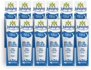 Juhayna full cream milk, 1 l set of 12