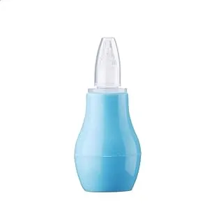 Safari baby nasal aspirator with cap blue