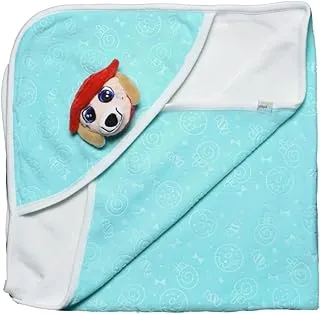 Baby Shoora Cotton Blanket Shape Dog For Unisex-Turquoise