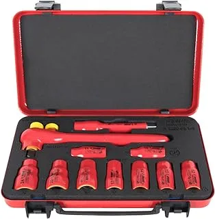 Unior spanner set 1/2, fully insulated, 190vde6p11 a in metal case, 1 piece