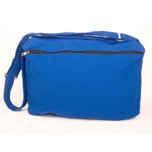 Ebda3 Men Masr Colorful Sinai Handmade Laptop Bag  - Blue