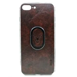 Deer Multi-purpose Back Case For Iphone 8 - Brown