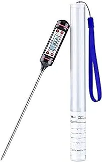 Generic Meat thermometer, cooking thermometer [5.8 inch long probe] with instant read, lcd screen, hold function for kitchen food smoker grill bbq meat candy milk water