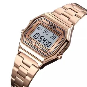 Skmei Watch Quartz Waterproof Wristwatches 1415 Copper