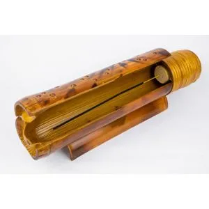 Ebda3 Men Masr Pressable Wooden Bamboo Incense Holder - Light Havan