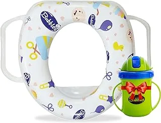 Bubbles baby toilet potty with hand & cup with straw gift