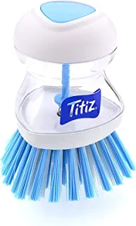 Titiz soap dispensing palm dish brush bpa free dishwasher