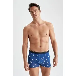 Defacto Man Blue Knitted Boxer.