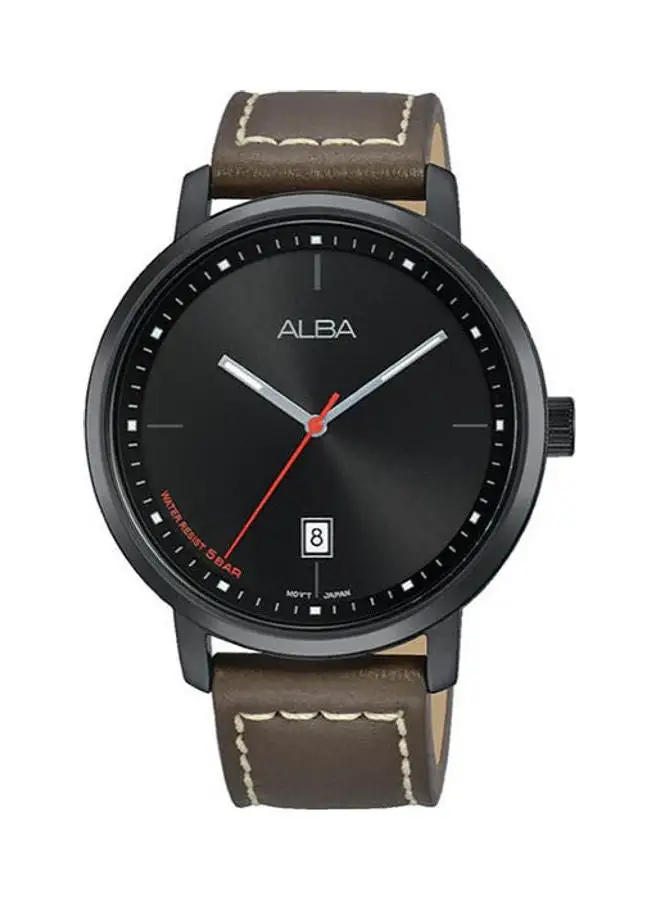 Alba Men's Rest Watch Water Resistant Leather Analog AS9F43X