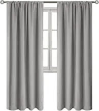 Naguib selim insulated blackout curtain - gray 145cm x 300cm