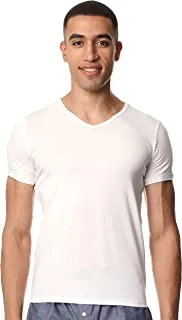 Red Cotton Mens Men Under Shirt V-Neck Undershirt (pack of 1)