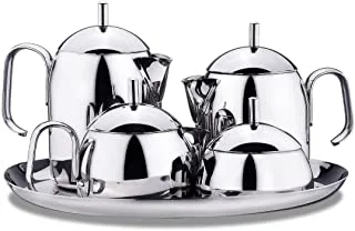 Korkmaz pera 9 piece tea coffee set with tray