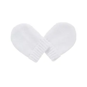 Mothercare My First White Knitted Mitts