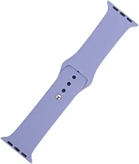 Generic Silicon Waterproof Wide Watch Replacement Strap Compatible For Watch 38MM, 40MM Or 41MM - Blue