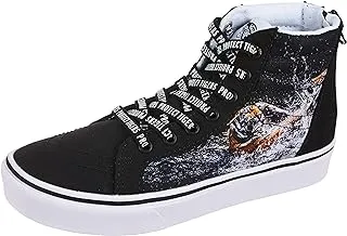 Vans Project Cat Comfycush Sk8-Hi Zip Chukka For Kids, Black, 34 EU