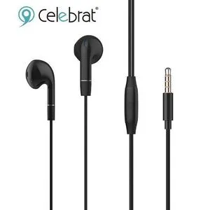 Celebrat Original G8 Noise Isolation Stereo Sound Earphone - Black