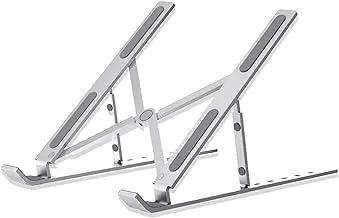 Laptop stand, adjustable aluminum laptop tablet stand, laptop holder, foldable laptop riser, notebook stand portable laptop holder compatible with 7-15.6 inches laptop, tablet, notebook