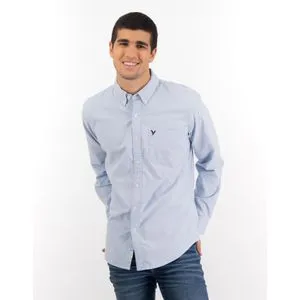 American Eagle Flex Oxford Button-Up Shirt