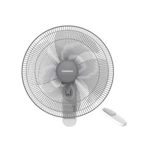 Tornado TWF-30 Blades 16 Inch Remote Wall Fan - White