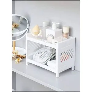 Small French Shelf - Double-layer Desktop Organizer Simple Sundries