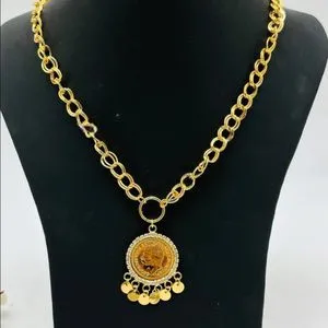 Chinese Gold Jewelry Crystal Zircon Necklace For Women Jewelry