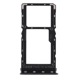 SIM Card Tray + SIM Card Tray / Micro SD Card Tray For Xiaomi Mi CC9e / Mi A3(Black)