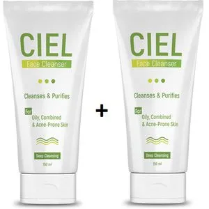 Ciel Face Cleanser For Oily And Combined Skin- Set Of 2- 150 Ml