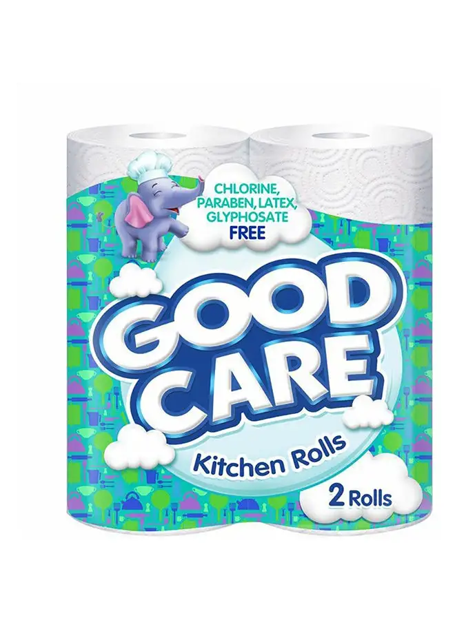 GOOD CARE 2-Piece Kitchen Paper Tissues Rolls