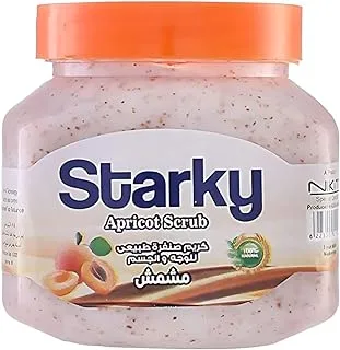 Starky natural scrub cream with apricot for face&body-300ml