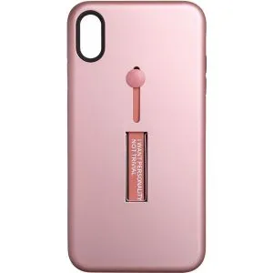 Personality Back Cover With Stand For Iphone Xs Max - Rose