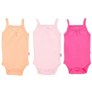 Cottonil Bundle Of Three Basic Bodysuit For Newborn Girls