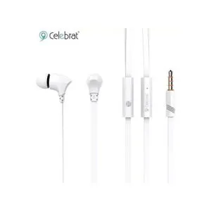 Celebrat G3 Original Celebrat Earphones - Color-white