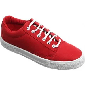 RIMINI 15120-Rimini Canvas Lace-up Sneakers For Men Red