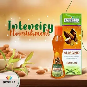 Rosella Hair Oil With Almond - 185 ML