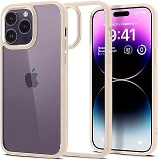 جراب Spigen Ultra Hybrid مصمم لهاتف Apple iPhone 14 Pro Max (2022) - بيج رملي