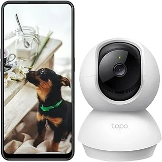 TP-Link Tapo 2K Pan Tilt Security Camera for Baby Monitor, Dog Camera w/Motion Detection, 2-Way Audio Siren, Night Vision, SD Card Storage (Up to 256 GB), Works with Alexa & Google Home (C210)