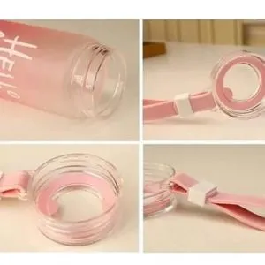 Acrylic Water Bottle Trend Hello Master 500 Ml - Pink