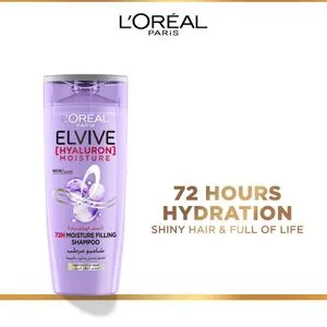 L'oreal Elvive Hyaluron Moisture 72H Moisture Filling Shampoo - 600ml