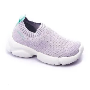 Activ Heather Lilac Slip On Baby Girls Sneakers