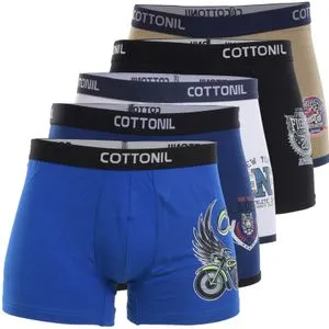 Cottonil Bundle Of Five Unique Printed Boxers