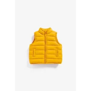 Mothercare Pack-Away Quilted Gilet - Mustard
