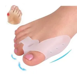 2PCS Soft Silicone Gel Thumb Corrector Bunion Toe Separator