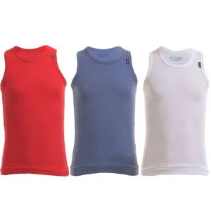 Cottonil Set OF Three Sleeveless Derby -  For Boy