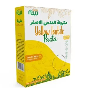 Nabtah Yellow Lentils Pasta- 350 Gram - Nabtah
