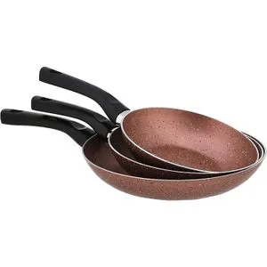 Lazord Granite Pans Set - 3 Pcs - Cashmere