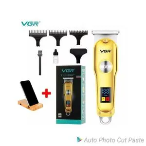 VGR 290-Rechargeable Hair-Gold + حامل موبايل مجاني