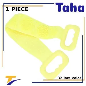 Taha Offer Silicone Bath Loofah For The Body 1 Piece Yellow